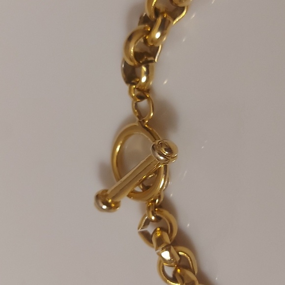 Vintage gold tone and enamel Necklace - Picture 4 of 5